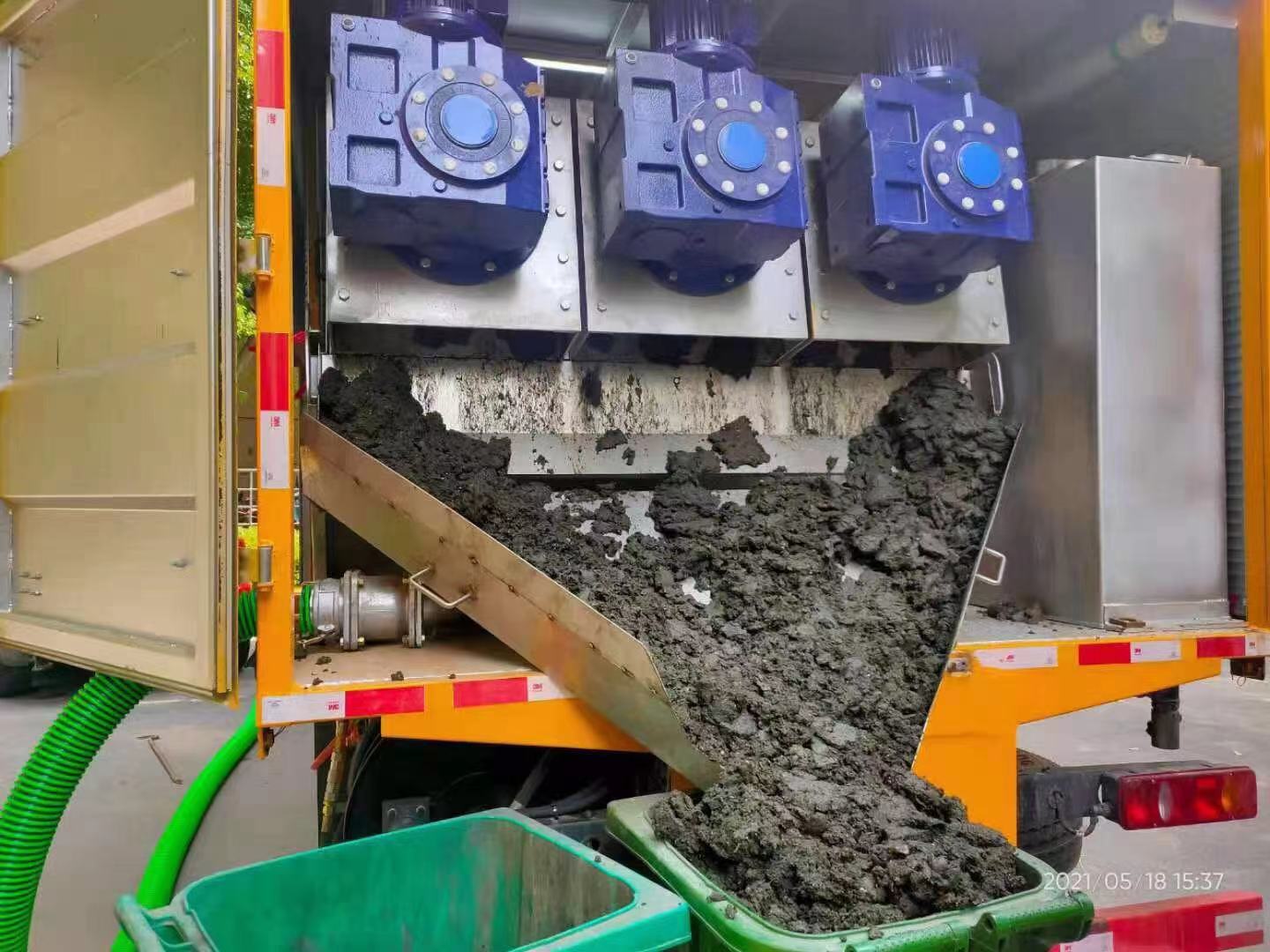 青冈化粪池清掏城市维护站-泥浆净化干湿分离处理